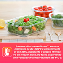 Kit 3 / 5 ou 10 Potes Vidro Hermético mantimentos marmita 370ml - Pote Hermético - Oliver Home