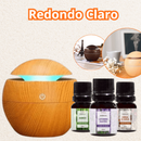 Kit Umidificador De Ar + 3 Essências 10ml | Difusor Aromatizador Vaso Escolha Seu Modelo Atomizador