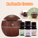 Kit Umidificador De Ar + 3 Essências 10ml | Difusor Aromatizador Vaso Escolha Seu Modelo Atomizador
