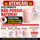 Kit Umidificador De Ar + 3 Essências 10ml | Difusor Aromatizador Vaso Escolha Seu Modelo Atomizador